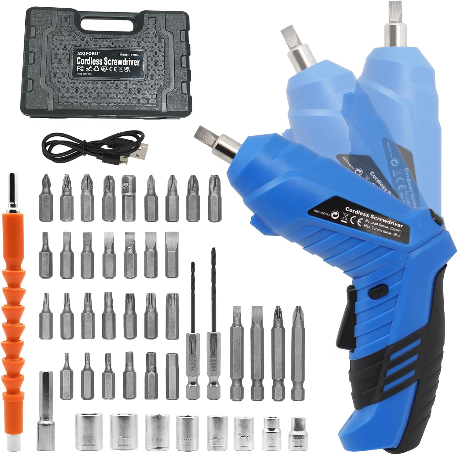 48 pcs Rechargeable Screwdriver Drill Machine Tool kit (HT20)